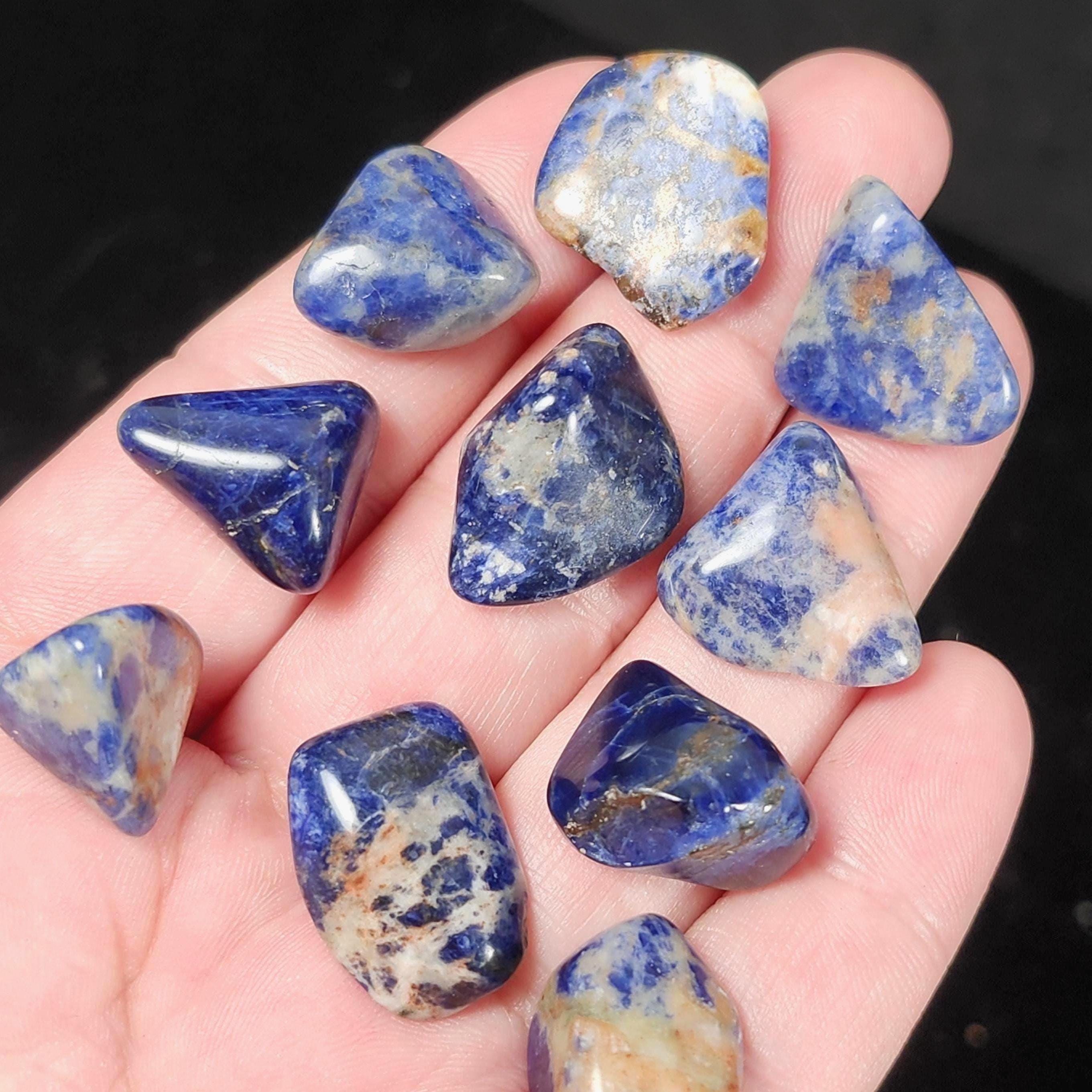 Sodalite Crystal - Sodalite Stone - Blue Sodalite - Sodalite Gemstone - Natural Sodalite - Sodalite Rock - Sodalite Tumble - Polished Stone Sodalite Crystal - Sodalite Stone - Blue Sodalite - Sodalite Gemstone - Natural Sodalite - Sodalite Rock - Sodalite Tumble - Polished Stone