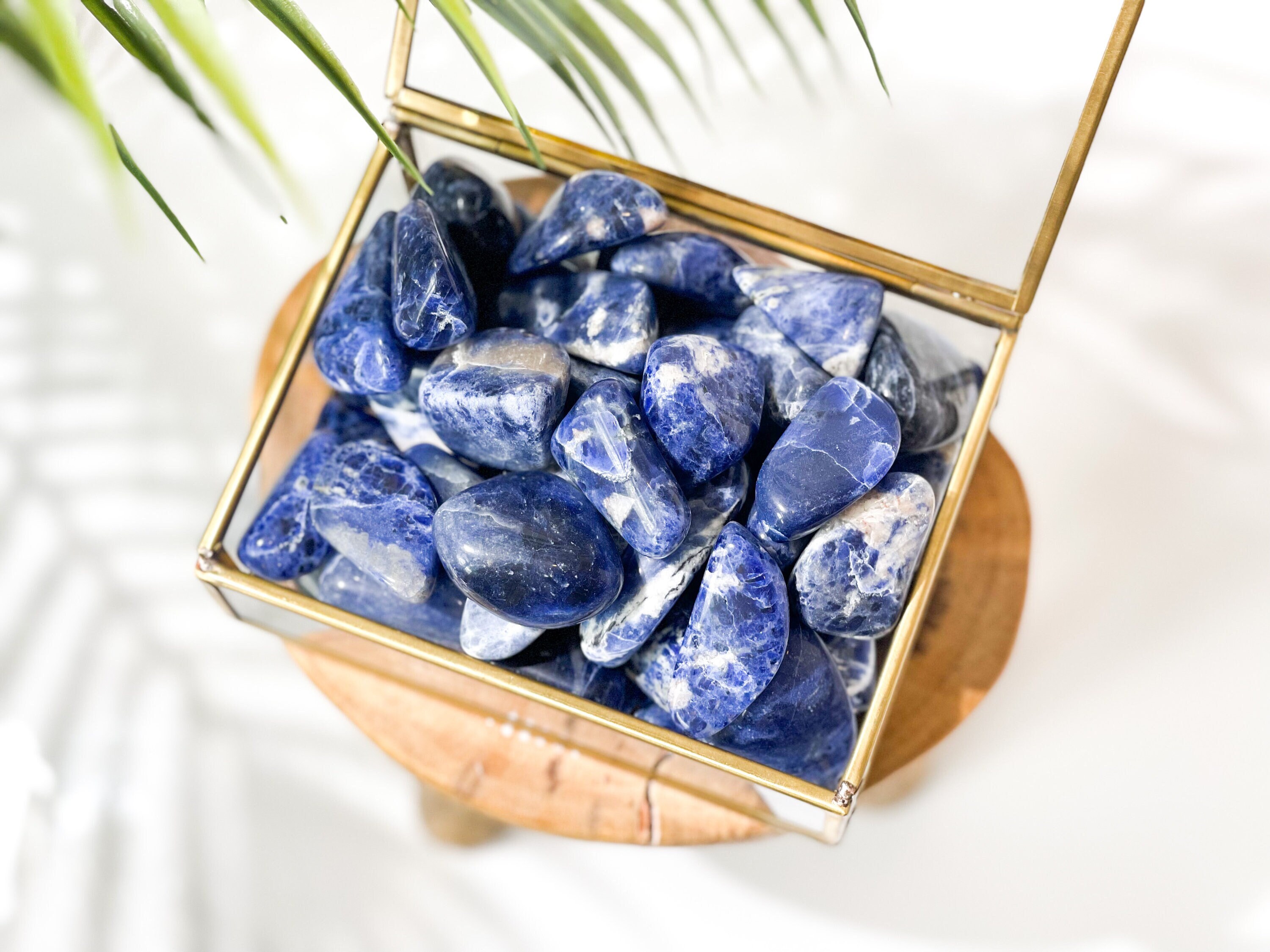 Sodalite Tumbled Stones | Blue Sodalite Stone Sodalite Tumbled Stones | Blue Sodalite Stone
