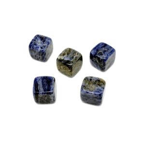 Sodalite Cube Tumbled Stone - Crystal Lovers - Polished Cube - Crystals - Tumbled Crystal Cube Carving - Fl1091 Sodalite Cube Tumbled Stone - Crystal Lovers - Polished Cube - Crystals - Tumbled Crystal Cube Carving - Fl1091