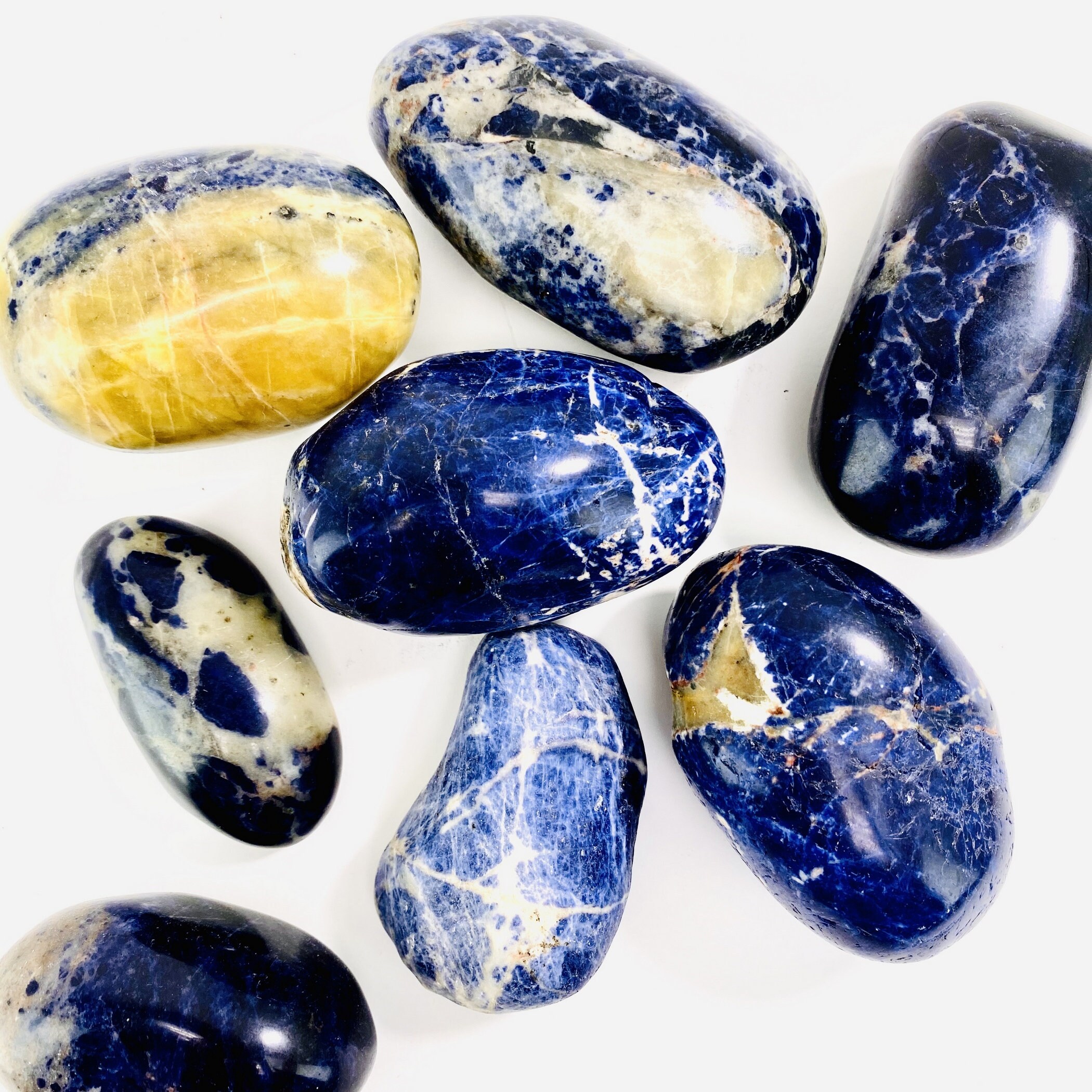 Sodalite Large Tumbled Stones - By Weight (of1-s27)