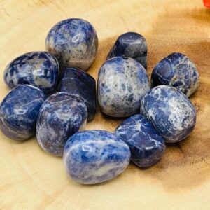 Sodalite Tumbled Stones, Blue Sodalite Polished Gemstones Sodalite Tumbled Stones, Blue Sodalite Polished Gemstones