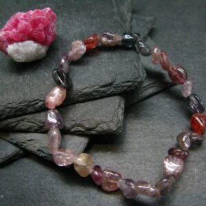 Spinel Genuine Bracelet ~ 7.5 Inches ~ 8mm Tumbled Beads