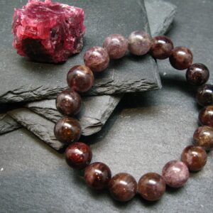 Spinel Genuine Bracelet ~ 7 Inches ~ 11mm Round Beads