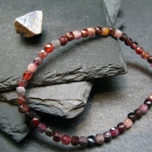 Spinel Genuine Bracelet ~ 7 Inches ~ 4mm Facetted Beads