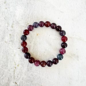 Multicolor Spinel Bracelet – 9.5mm Fine Gemstone Bracelet – Handcrafted In The Usa