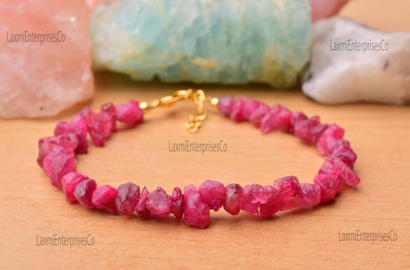 Natural Raw Red Spinel Bracelet In 925 Sterling Silver, Dainty, Rough Gemstone Bracelet, Red Spinel Rough, Uncut Stone Bracelet, Gift Her Natural Raw Red Spinel Bracelet In 925 Sterling Silver, Dainty, Rough Gemstone Bracelet, Red Spinel Rough, Uncut Stone Bracelet, Gift Her