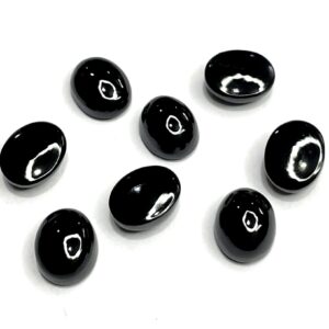Black Spinel Cabochon: Oval Loose Gemstone for Jewelry Black Spinel Cabochon: Oval Loose Gemstone for Jewelry