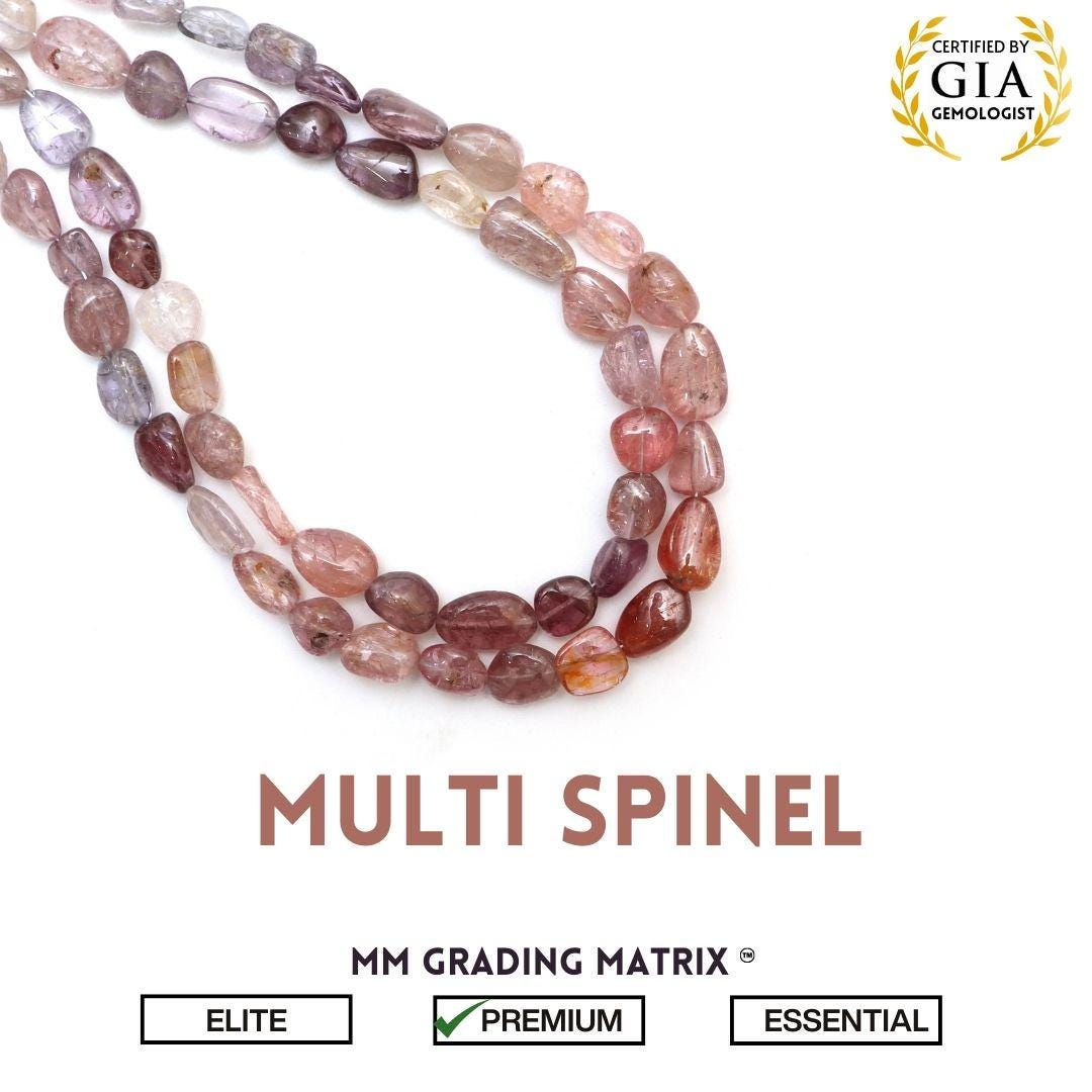 5.5x7.5 - 7.5x10 Mm Multi Spinel Smooth Tumble Shape Beads, Beads For Jewelry Making, Multi Spinel Nugget Beads, Shaded Spinel Strand 18" 5.5x7.5 - 7.5x10 Mm Multi Spinel Smooth Tumble Shape Beads, Beads For Jewelry Making, Multi Spinel Nugget Beads, Shaded Spinel Strand 18"