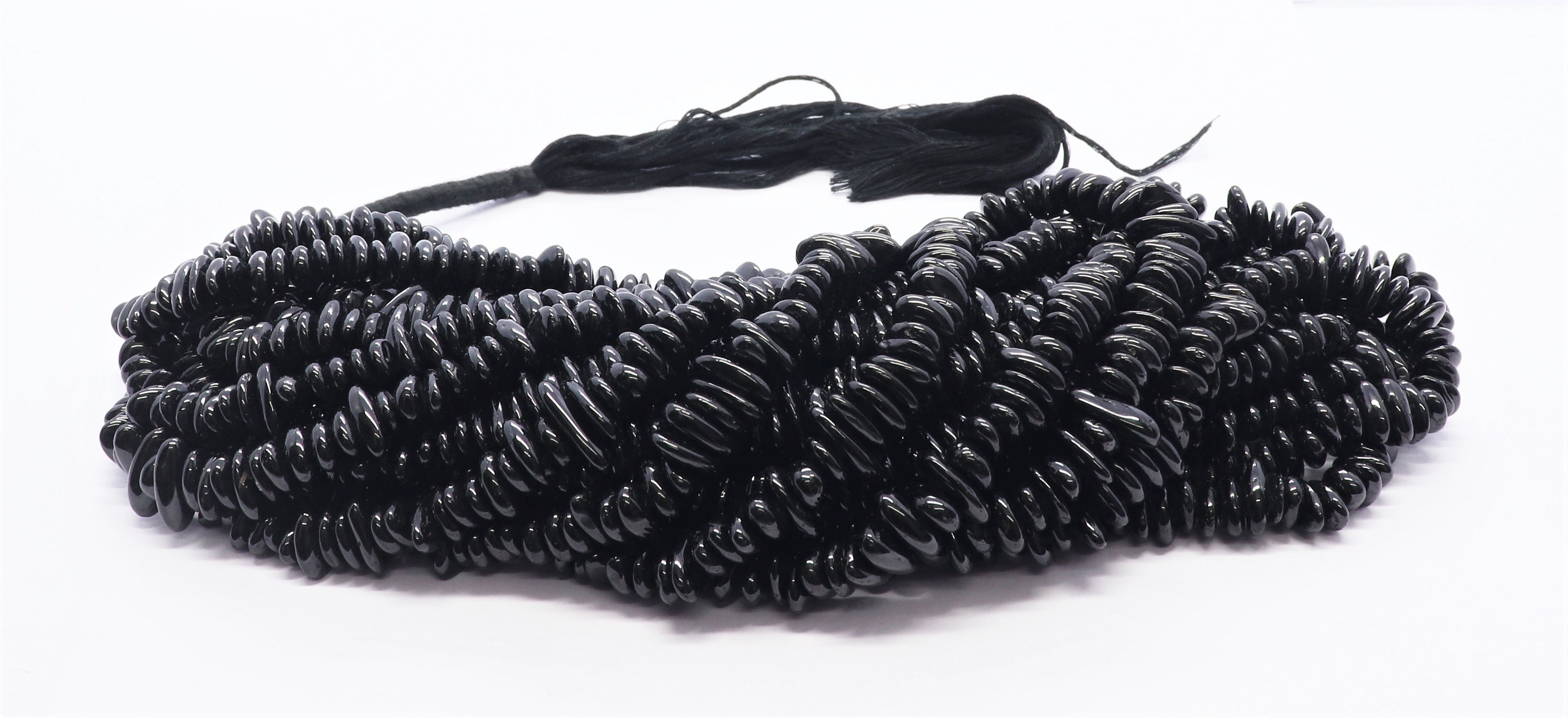 Aaa Natural Black Spinel Smooth Raw Nuggets, Black Spinel Nuggets, 6-7 Black Spinel Gemstone Beads, 16 Inch Black Spinel Plain Tumble Beads