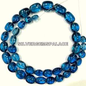 AAA+ Natural Blue Spinel Smooth Nuggets Beads Great Shinning Beads Polished Nuggets Beads Spinel Stone Beads Strand Jewelry Making Beads.