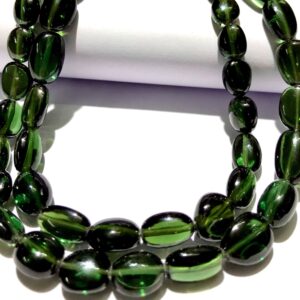 AAAA++ Sparkling~~ Dark Green Spinel Beads Green Spinel Smooth Nuggets Beads Smooth Polished Green Spinel Nuggets Jewelry Spinel Gems Beadsd