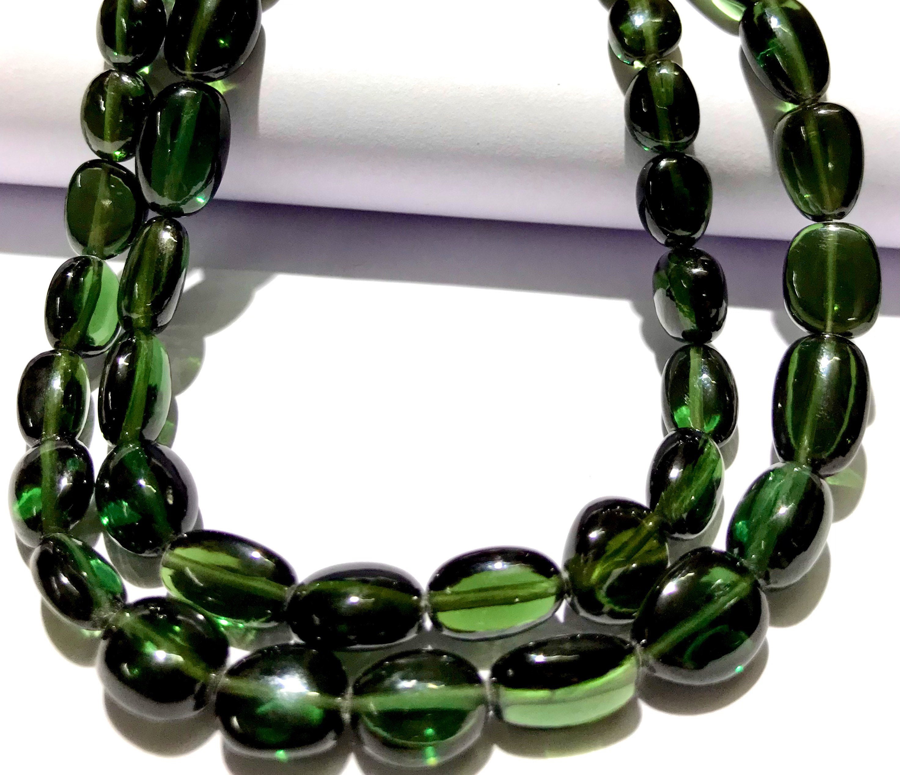Aaaa++ Sparkling~~ Dark Green Spinel Beads Green Spinel Smooth Nuggets Beads Smooth Polished Green Spinel Nuggets Jewelry Spinel Gems Beadsd