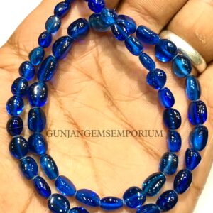 Blue Spinel Nuggets AAA+ QUALITY~~Blue Spinel Smooth Nuggets Beads Hand Polished Smooth Spinel Beads Wholesale 14” Spinel Gemstone Jewelry