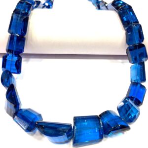 Extremely Beautiful~Rare Blue Spinel Faceted Nugget Shape Beads Royal Blue Color Nuggets Beads Truly Gorgeous Nuggets Gemstone Beads.