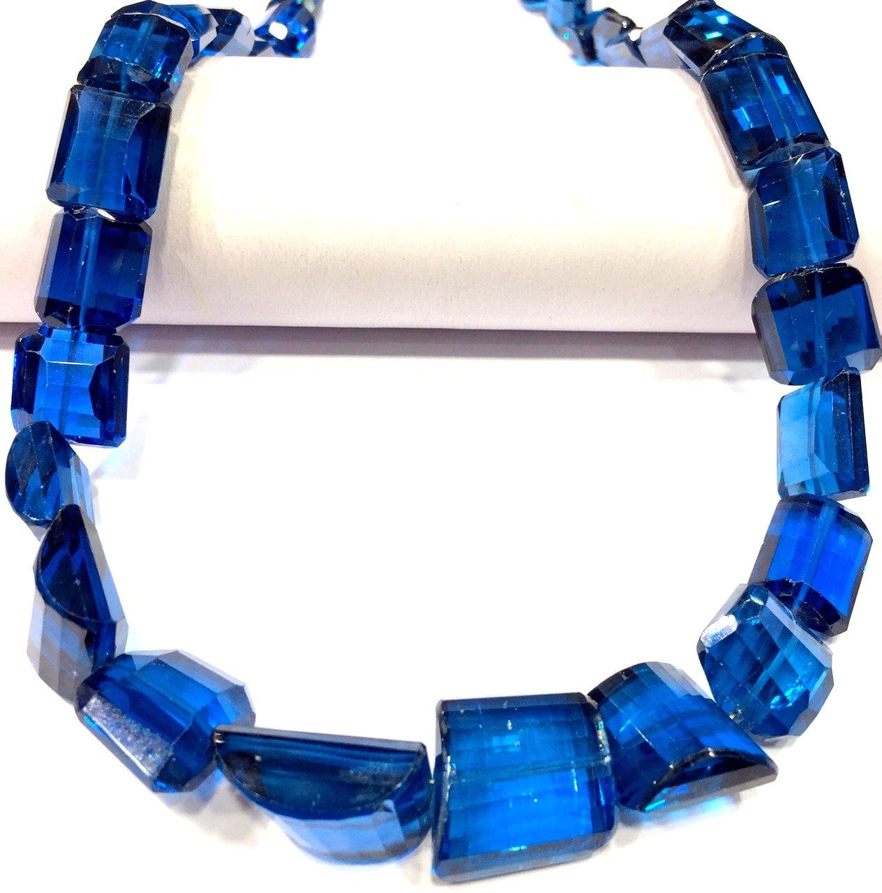 Extremely Beautiful~rare Blue Spinel Faceted Nugget Shape Beads Royal Blue Color Nuggets Beads Truly Gorgeous Nuggets Gemstone Beads.