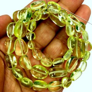 Extremely Beautiful~Rare Sparkling~Green Spinel Nuggets Beads Smooth Nuggets Shape Beads Green Spinel Gemstone Beads Jewelry Making Nuggets