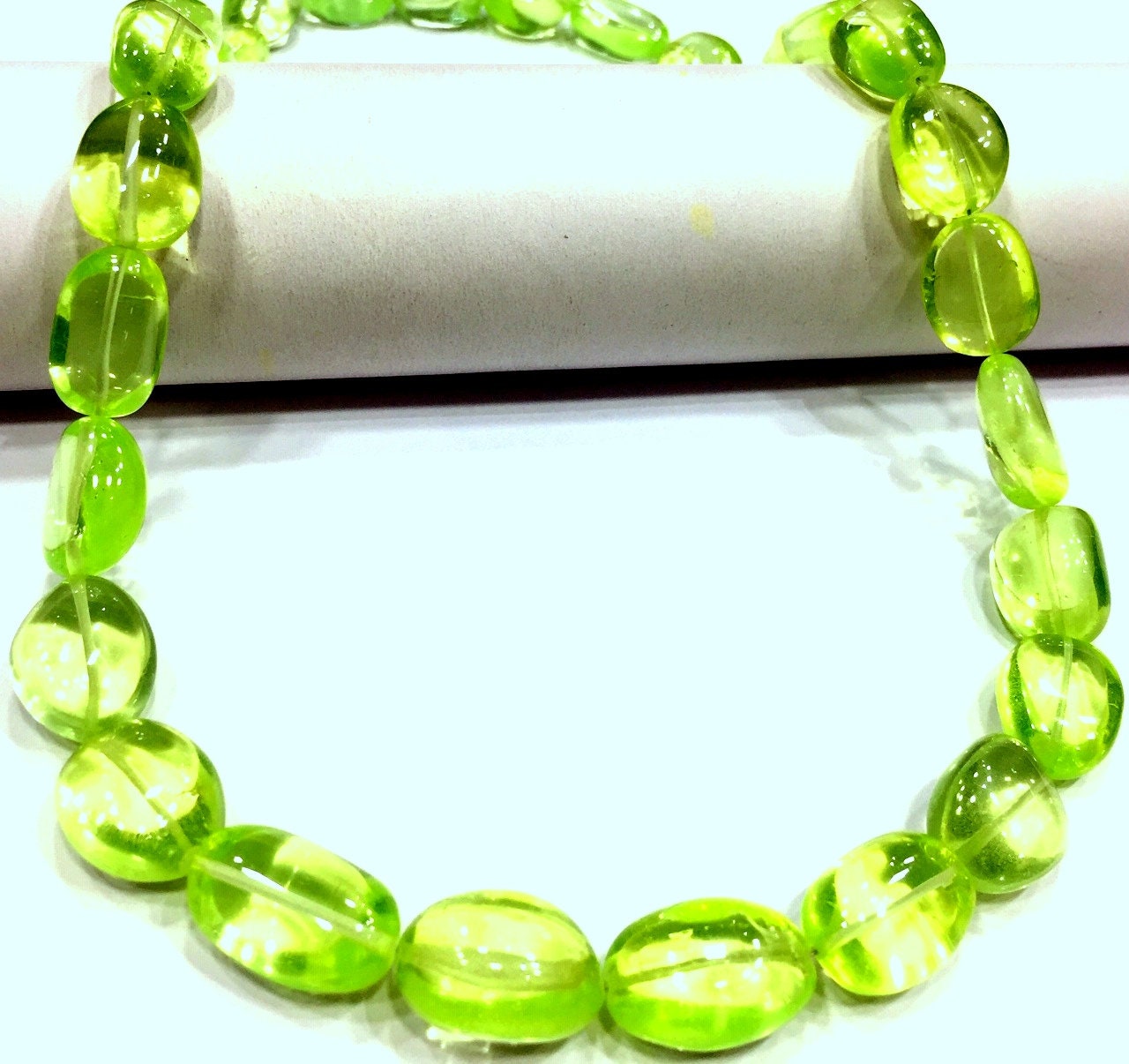 Extremely Beautiful~rare Sparkling~green Spinel Smooth Nuggets Beads Parrot Green Nuggets Shape Beads Spinel Gemstone Beads Wholesale Shop.