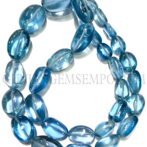 Extremely Rare~~Light Blue Spinel Smooth Nuggets Beads AAAA+ Blue Spinel Nuggets Shape Beads Spinel Beads Gemstone Beads Wholesale Beads
