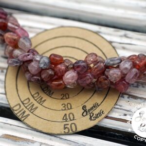 Spinel (Multi-colour) pebble beads 5-5.5mm (ETB01039) Unique jewelry/Vintage jewelry/Gemstone necklace