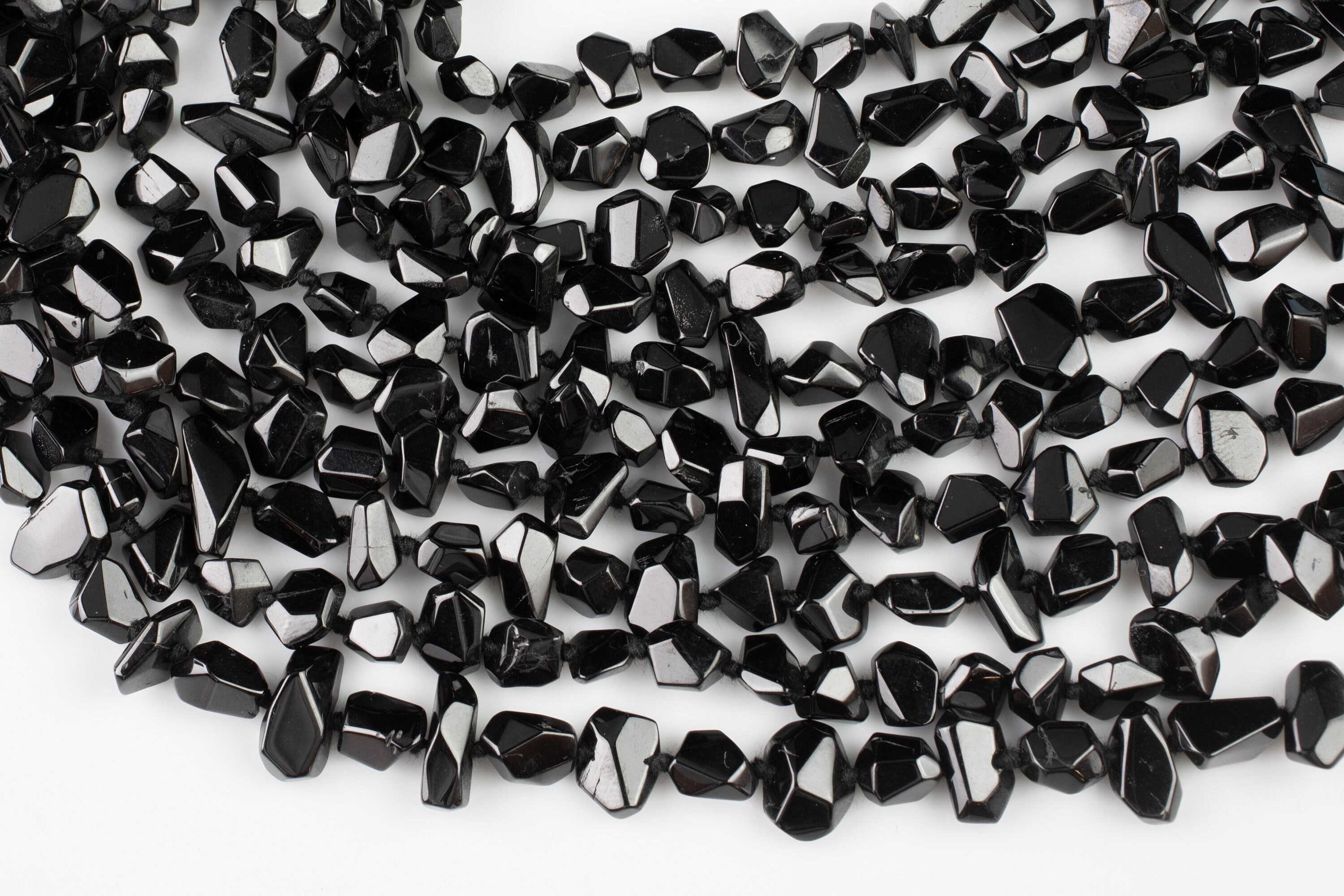 Natural Spinel High Quality In Center Drilled Nuggets- Full 15.5 Inch Strand