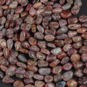 Natural Pink Spinel Freeform Nuggets - Approximately 10mm-12mm Wide By 15mm Long - Full Strand 15-15.5 Inches Gemstone Beads