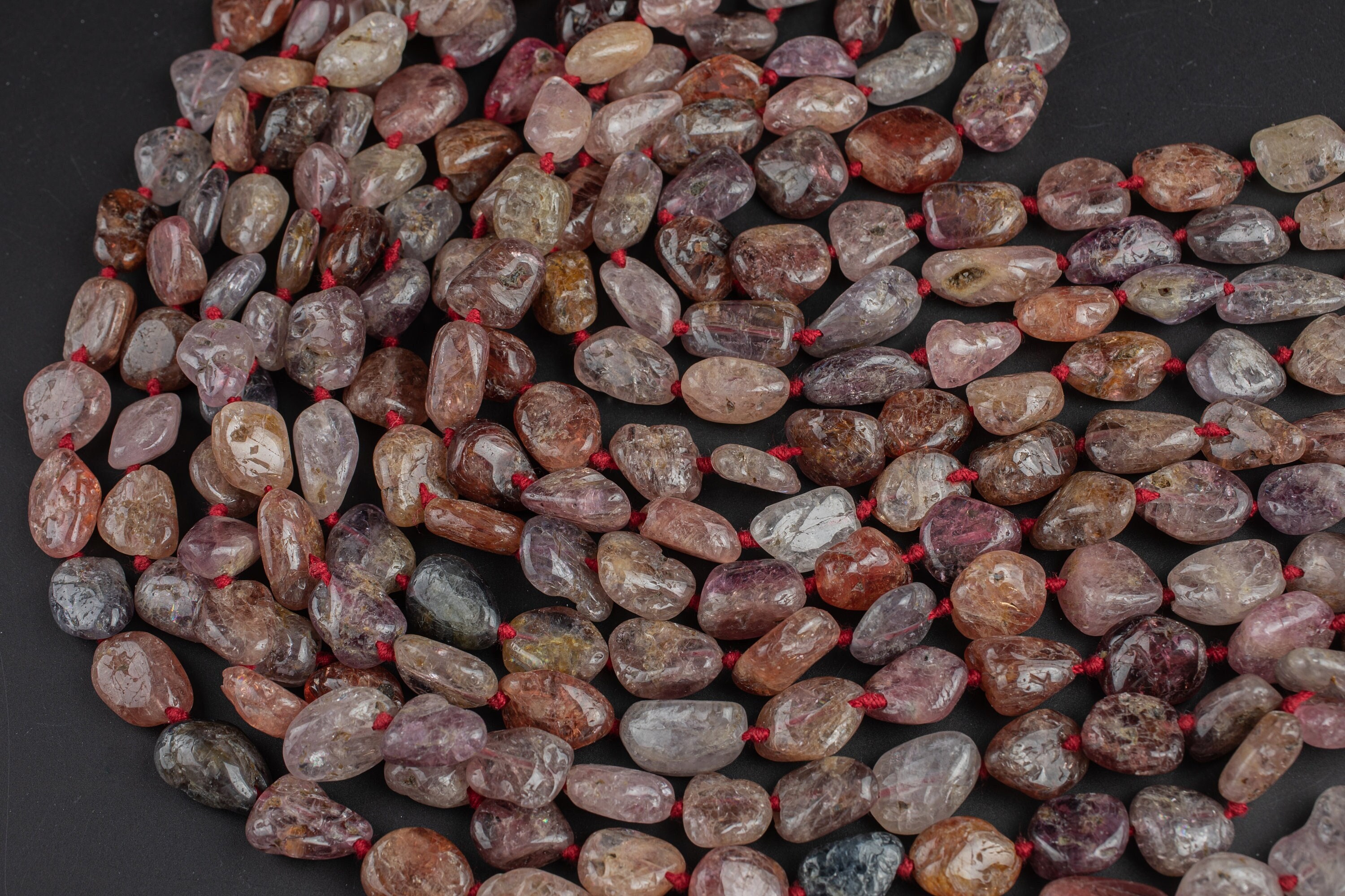 Natural Pink Spinel Freeform Nuggets - Approximately 10mm-12mm Wide By 15mm Long - Full Strand 15-15.5 Inches Gemstone Beads Natural Pink Spinel Freeform Nuggets - Approximately 10mm-12mm Wide By 15mm Long - Full Strand 15-15.5 Inches Gemstone Beads