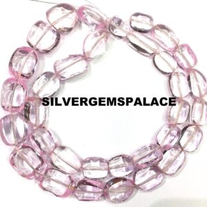 Rarest~Pink Spinel Smooth Nuggets Beads Polished Nuggets Gemstone Beads Smooth Pink Spinel Beads Strand Jewelry Making Nuggets Beads 18”