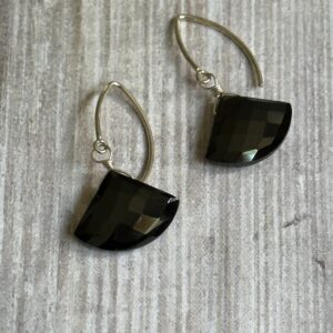 Black Spinel Earrings