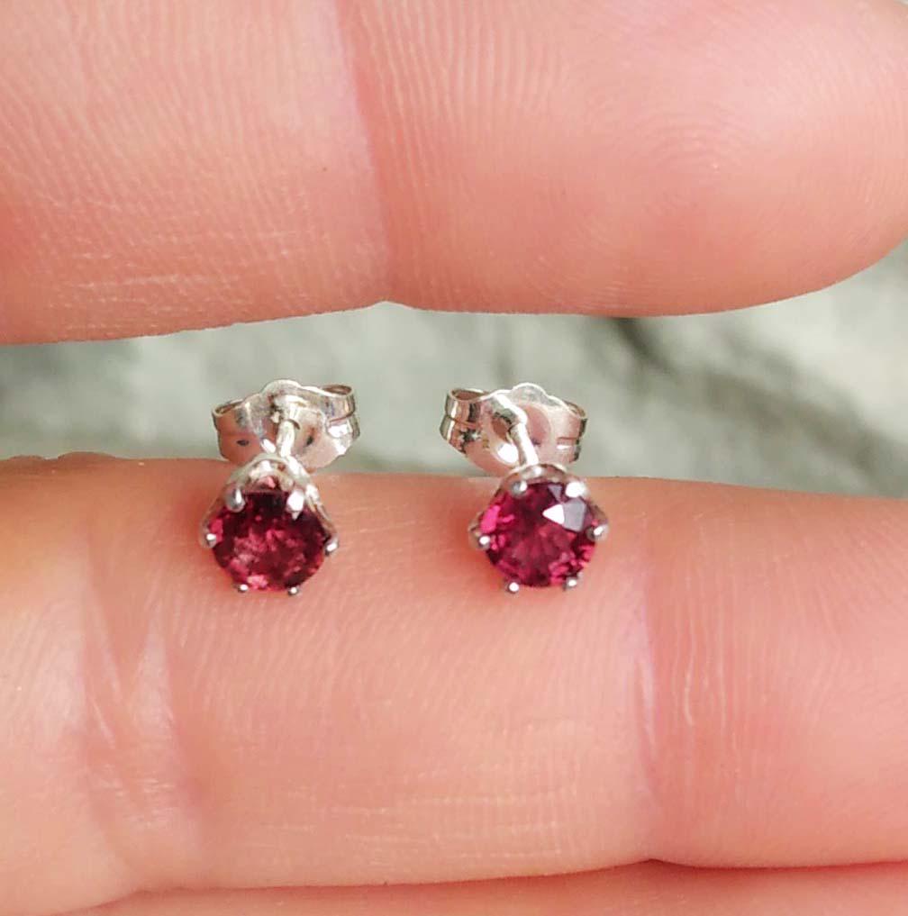 Red Spinel Earrings Forbidden Gemstone Of Empress Catherine Ii Antique Gemstone Crown Jewel Gemstone Spinel Studs 19th Century Gem #66439.2