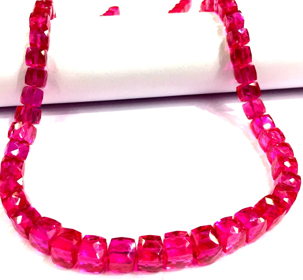 Aaaa++ Quality~~extremely Rare~~pink Spinel Faceted Cube Shape Beads Juicy Pink Color Beads Spinel Box Shape Beads Really Beautiful Beads. Aaaa++ Quality~~extremely Rare~~pink Spinel Faceted Cube Shape Beads Juicy Pink Color Beads Spinel Box Shape Beads Really Beautiful Beads.