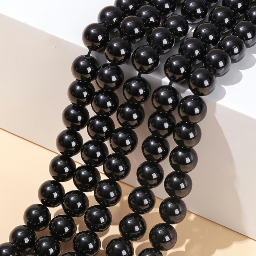 Natural Black Spinel Round Beads,spinel Beads,2mm 3mm 4mm Natural Faceted Spinel Beads,one Strand 15",black Beads