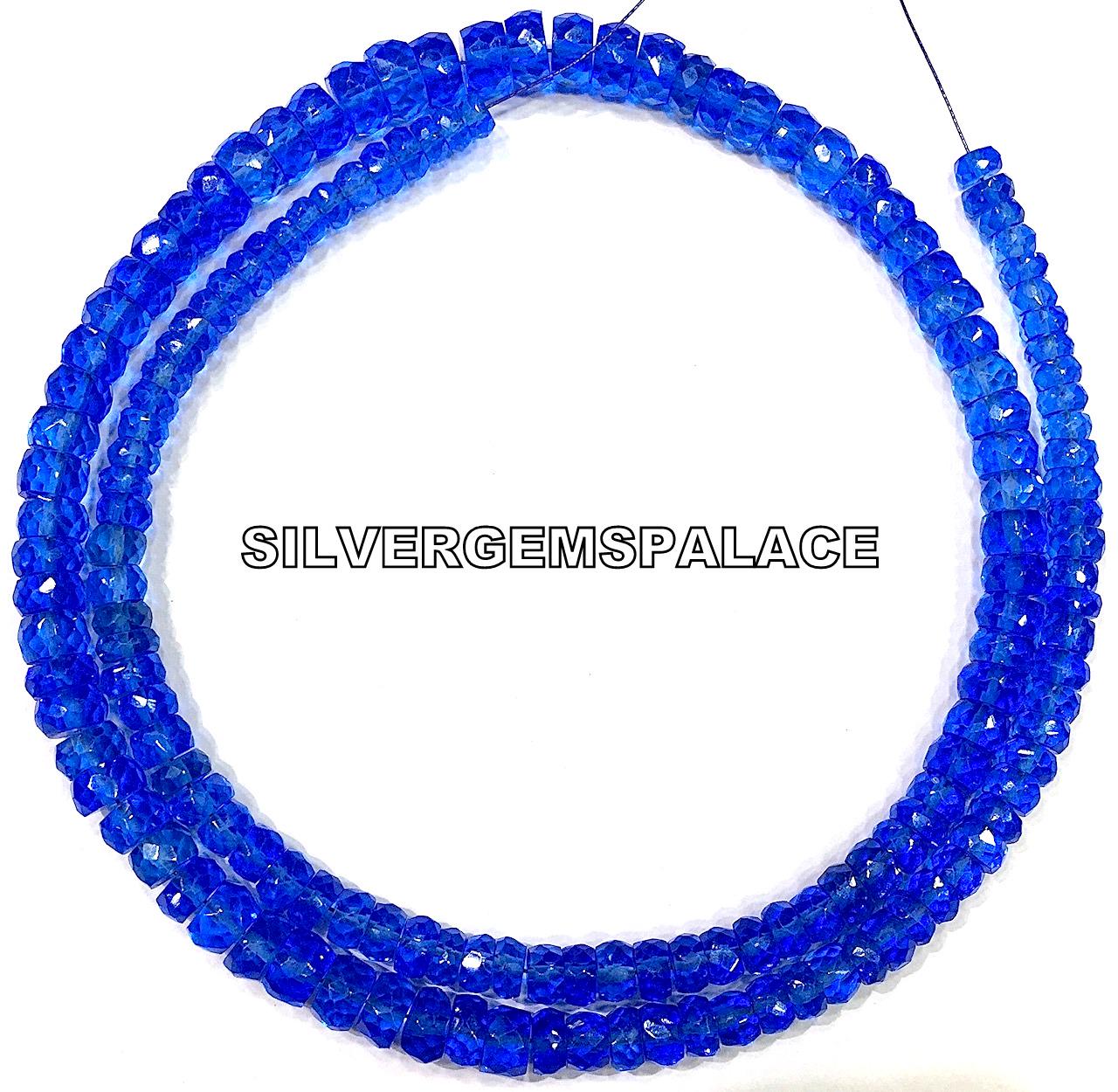 Aaaa+ Natural Blue Spinel Faceted Rondelle Beads Sparkling Beads Strand Spinel Gemstone Beads 4-6.mm Rondelle Beads Necklace Gift For Her. Aaaa+ Natural Blue Spinel Faceted Rondelle Beads Sparkling Beads Strand Spinel Gemstone Beads 4-6.mm Rondelle Beads Necklace Gift For Her.