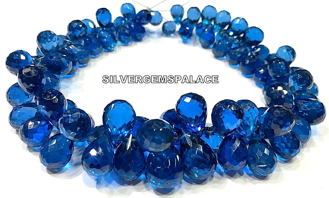 Aaaa+ Natural Blue Spinel Faceted Teardrop Beads Faceted Drops Briolettes Blue Spinel Gemstone Beads Neon Blue Color Beads Large Drops Beads Aaaa+ Natural Blue Spinel Faceted Teardrop Beads Faceted Drops Briolettes Blue Spinel Gemstone Beads Neon Blue Color Beads Large Drops Beads
