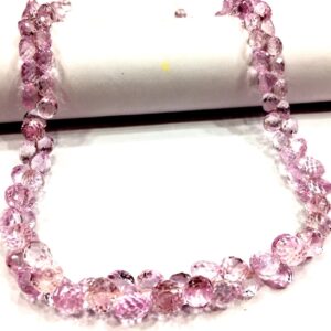 AAAA++ QUALITY~~Extremely Rare~~Pink Spinel Faceted Onion Drops Beads Rose Pink Spinel Gemstone Beads Really Beautiful Onion Shape Beads.