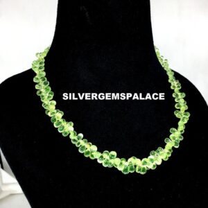 AAAA+ RAREST~Green Spinel Faceted Teardrop Beads Small Drops Beads Faceted Briolettes Green Spinel Gemstone Jewelry Beads 17” Necklace. AAAA+ RAREST~Green Spinel Faceted Teardrop Beads Small Drops Beads Faceted Briolettes Green Spinel Gemstone Jewelry Beads 17” Necklace.