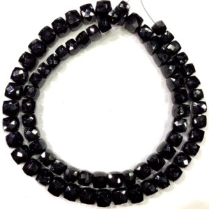 AAA~Natural Black Spinel Faceted Cube Beads Black Spinel Gemstone Beads Black Spinel Box Shape Black Spinel Beads Strand Great Luster Beads. AAA~Natural Black Spinel Faceted Cube Beads Black Spinel Gemstone Beads Black Spinel Box Shape Black Spinel Beads Strand Great Luster Beads.