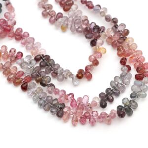 Multi Spinel Faceted Drop Beads, 4x5 Mm To 4x5.5 Mm, Multi Spinel Drops, Multi Spinel Jewelry Making Gemstone, 14 Inch, Price Per Strand Multi Spinel Faceted Drop Beads, 4x5 Mm To 4x5.5 Mm, Multi Spinel Drops, Multi Spinel Jewelry Making Gemstone, 14 Inch, Price Per Strand