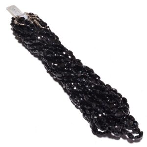 Natural Faceted 17" 8 Strand Black Spinel Oval Beads 6-8mm Gemstone Beads Oval Shape Natural Faceted 17" 8 Strand Black Spinel Oval Beads 6-8mm Gemstone Beads Oval Shape
