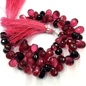 Red Hydro Quartz+Black Spinel Faceted Teardrop Beads 7-8mm Loose Gemstone Beads 10 Inch Strand Red Hydro Quartz+Black Spinel Faceted Teardrop Beads 7-8mm Loose Gemstone Beads 10 Inch Strand