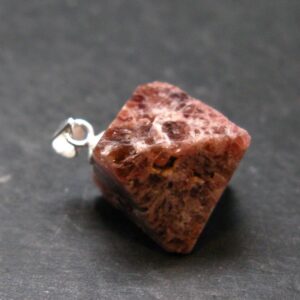 Spinel Crystal Silver Pendant From Vietnam - 0.8" - 4.31 Grams Spinel Crystal Silver Pendant From Vietnam - 0.8" - 4.31 Grams