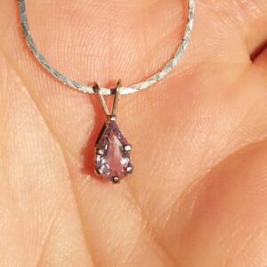 Delicate Spinel Pendant Pastel Lavender Gem Perfect Gift Biblical Golden Calf Gem Persian Crown Jewels Ancient World Love Talisman #52257