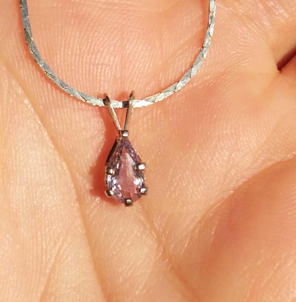 Delicate Spinel Pendant Pastel Lavender Gem Perfect Gift Biblical Golden Calf Gem Persian Crown Jewels Ancient World Love Talisman #52257