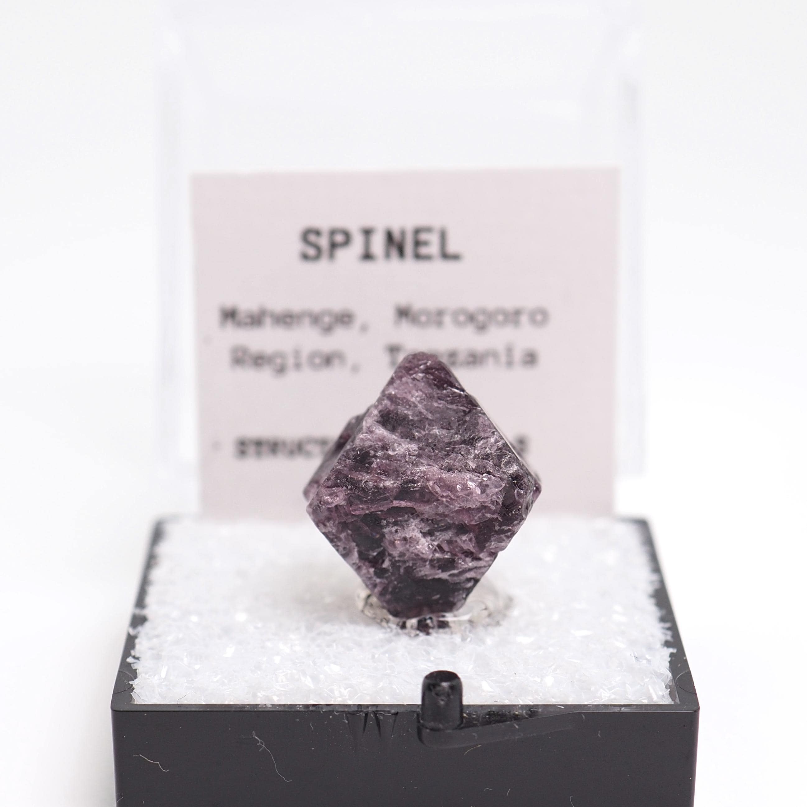 Spinel Crystal Tanzania - Thumbnail Box Mineral Specimen