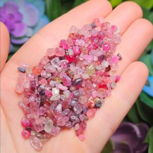 Raw Spinel Crystals: Red & Pink Gemstone Lot Raw Spinel Crystals: Red & Pink Gemstone Lot