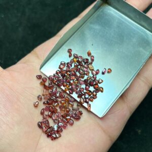 Smooth Polished Spinel Rough Lot | Transparent Natural Red Crystal 3–5mm Smooth Polished Spinel Rough Lot | Transparent Natural Red Crystal 3–5mm