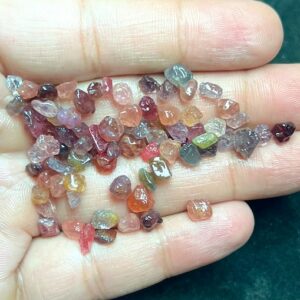 Handpicked Natural Spinel Rough Lot | Raw Multi Color Stone 5-7mm Handpicked Natural Spinel Rough Lot | Raw Multi Color Stone 5-7mm