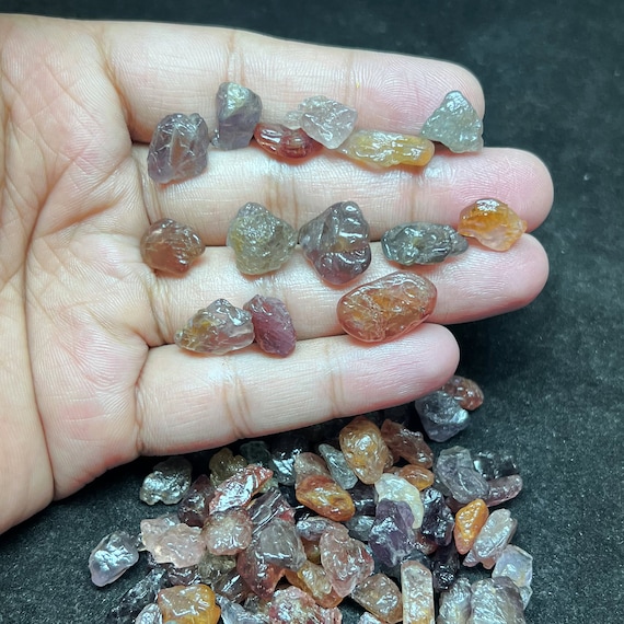 Handpicked Natural Spinel Rough Lot | Multi Color Stone 12-15mm