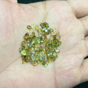 Natural Green Spinel Rough | Transparent Polished Stone 3-5mm Natural Green Spinel Rough | Transparent Polished Stone 3-5mm