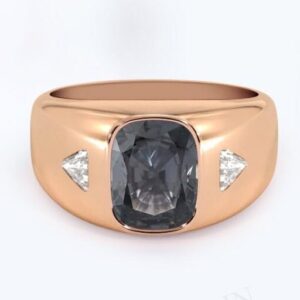 Unique Grey Spinal Signet Wedding Ring For Women 925 Silver Grey Spinal Ring Elongated Cushion Cut Signet Engagement Ring Pinky Ring For Her Unique Grey Spinal Signet Wedding Ring For Women 925 Silver Grey Spinal Ring Elongated Cushion Cut Signet Engagement Ring Pinky Ring For Her