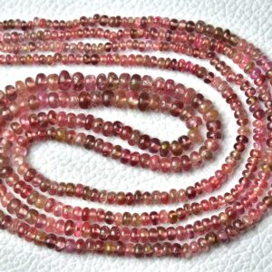 16 Inches Strand Natural Red Spinel Plain Rondelles 2mm To 4mm Smooth Rondelle Gemstone Bead Genuine Spinel Beads Roundelle Jewelry No6643 16 Inches Strand Natural Red Spinel Plain Rondelles 2mm To 4mm Smooth Rondelle Gemstone Bead Genuine Spinel Beads Roundelle Jewelry No6643